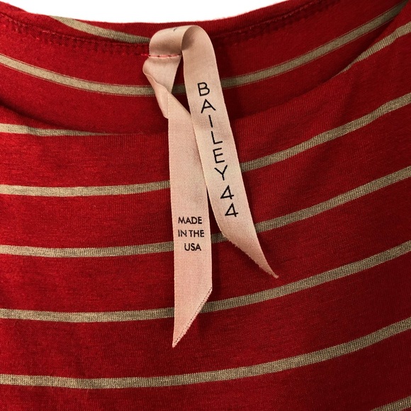 Anthropologie Striped Red Maxi Dress - Picture 2 of 3